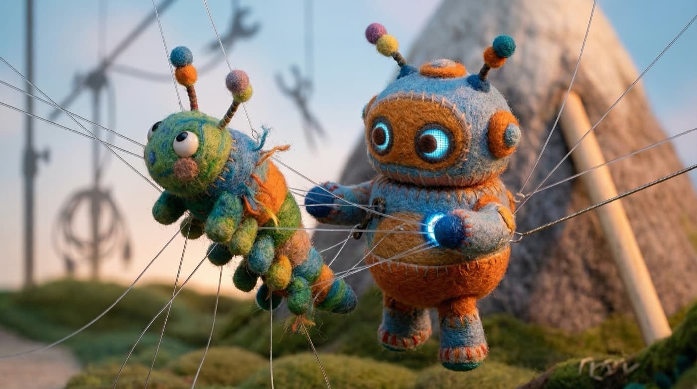 A frame from Arlo & Vivid